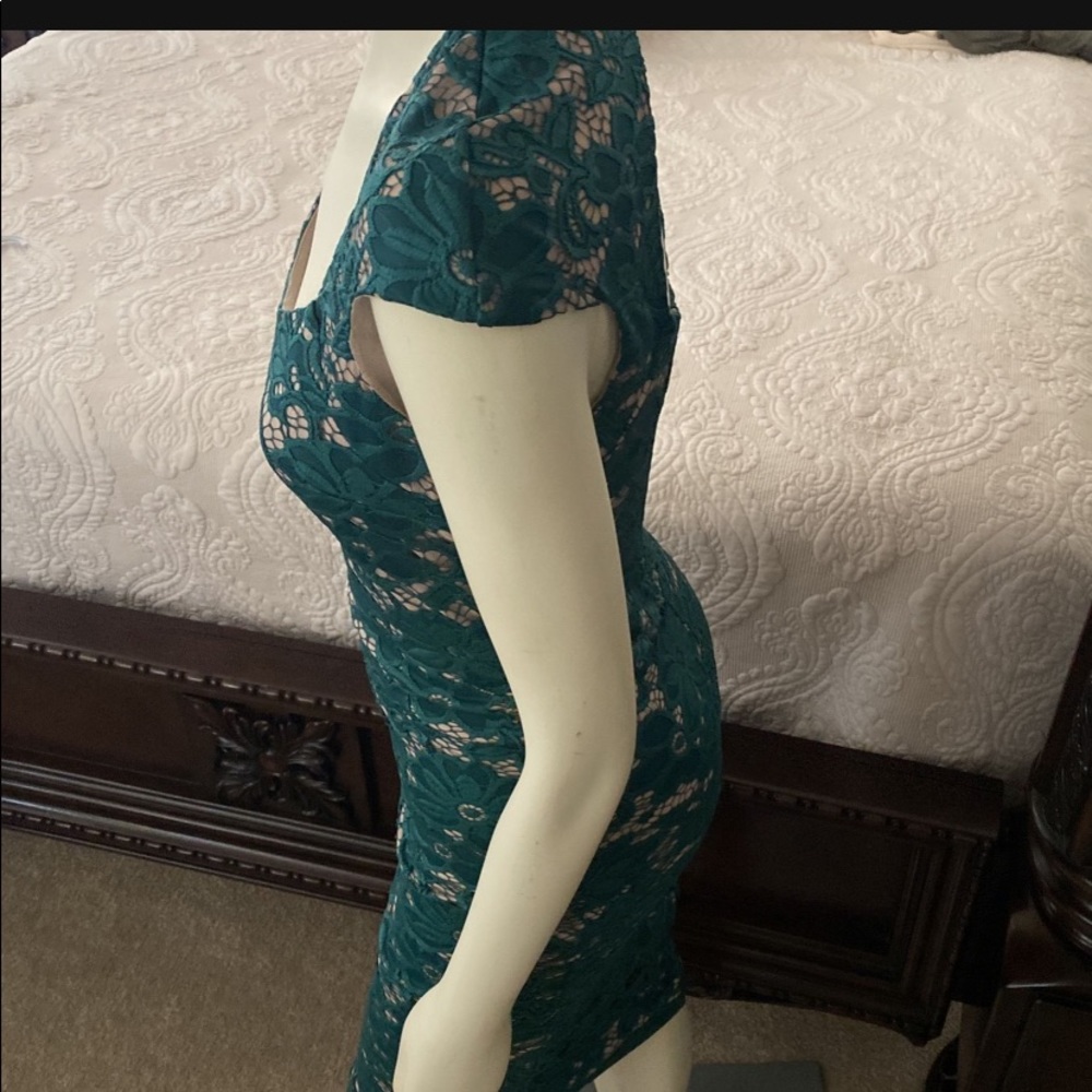 Green lace new dress